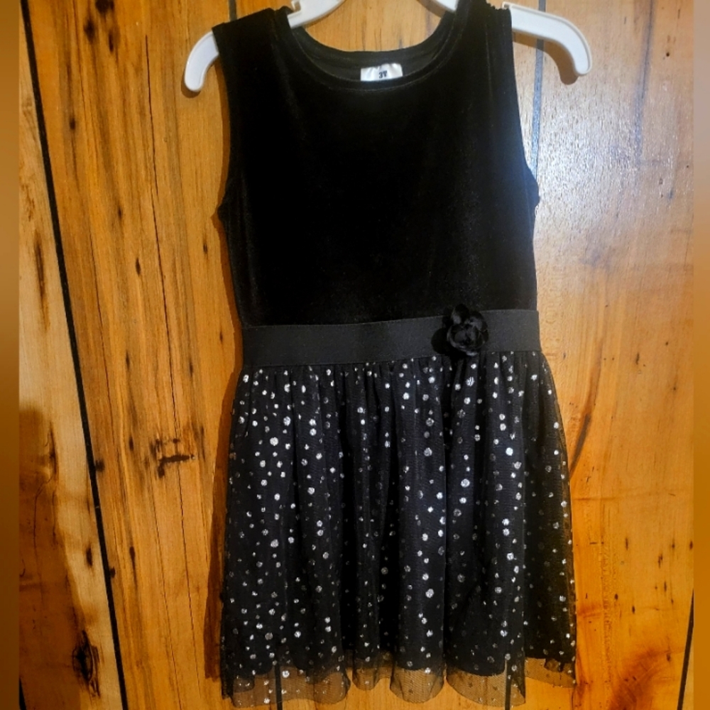 Girl Black Dress Size 3T